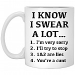 Youre a Cunt Mug, White, 11 oz. White Mug