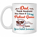 Dad Thank Goodness You, White, 11 oz. White Mug