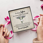 To the Mom of A Brave Nurse Daughter I Know the Worry Is Hard and We Don't See Each Other Alluring Beauty Necklace