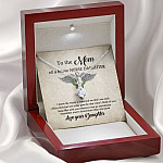 To the Mom of A Brave Nurse Daughter I Know the Worry Is Hard and We Don't See Each Other Alluring Beauty Necklace
