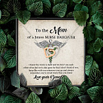 To the Mom of A Brave Nurse Daughter I Know the Worry Is Hard and We Don't See Joined Interlocking Hearts Necklace