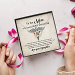To the Mom of A Brave Nurse Daughter I Know the Worry Is Hard and We Don't See Joined Interlocking Hearts Necklace