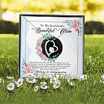 To My Boyfriend's Beautiful Mom Thank You For Sharing Your Son Forever Love Necklace