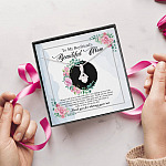 To My Boyfriend's Beautiful Mom Thank You For Sharing Your Son Alluring Beauty Necklace