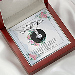 To My Boyfriend's Beautiful Mom Thank You For Sharing Your Son Alluring Beauty Necklace