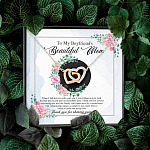 To My Boyfriend's Beautiful Mom Thank You For Sharing Your Son Joined Interlocking Hearts Necklace