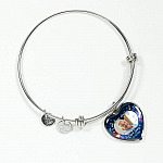 Personalized Photo In Loving Memory Of Custom Name Heart Pendant Necklace - Memorial Gift Jewelry