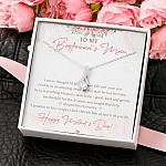 To My Boyfriend's Mom I Never Thought I'd Find The One Till I Met Your Son Alluring Beauty Necklace