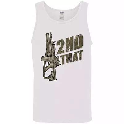 2nd That Tank, White, Unisex Tank Top