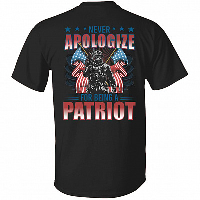 patriot, Black, Unisex T-Shirt