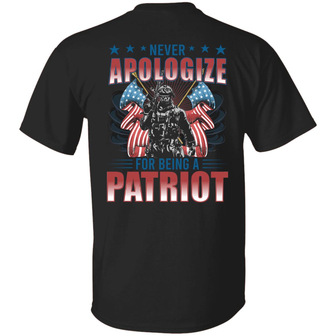 patriot, Black, Unisex T-Shirt
