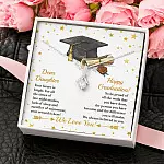 Dear Daughter Your Future Is Bright Happy Graduation We Always Believed In You Alluring Beauty Necklace