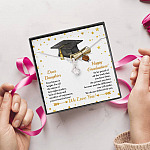 Dear Daughter Your Future Is Bright Happy Graduation We Always Believed In You Alluring Beauty Necklace