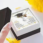 Dear Daughter Your Future Is Bright Happy Graduation We Always Believed In You Alluring Beauty Necklace