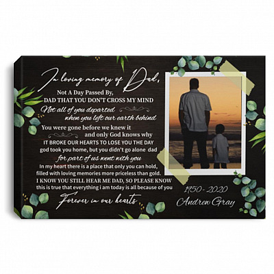 0.75'' Framed Canvas