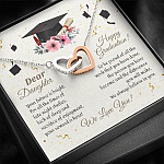 Graduation Dear Daughter Your Future Is Bright For All The Times Senior Interlocking Hearts Pendant Necklace Graduation Dear Daughter Your Future Is Bright For All The Times Senior Interlocking Hearts Pendant Necklace