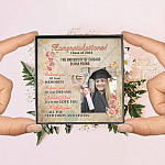 Personalized Photo Graduation Congratulation Wishes All You Need Today & Always Interlocking Hearts Necklace
