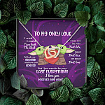 Yoda To My Only Love I Wish I Could Turn Back the Clock I Love You Forever and Always Joined Interlocking Hearts Necklace