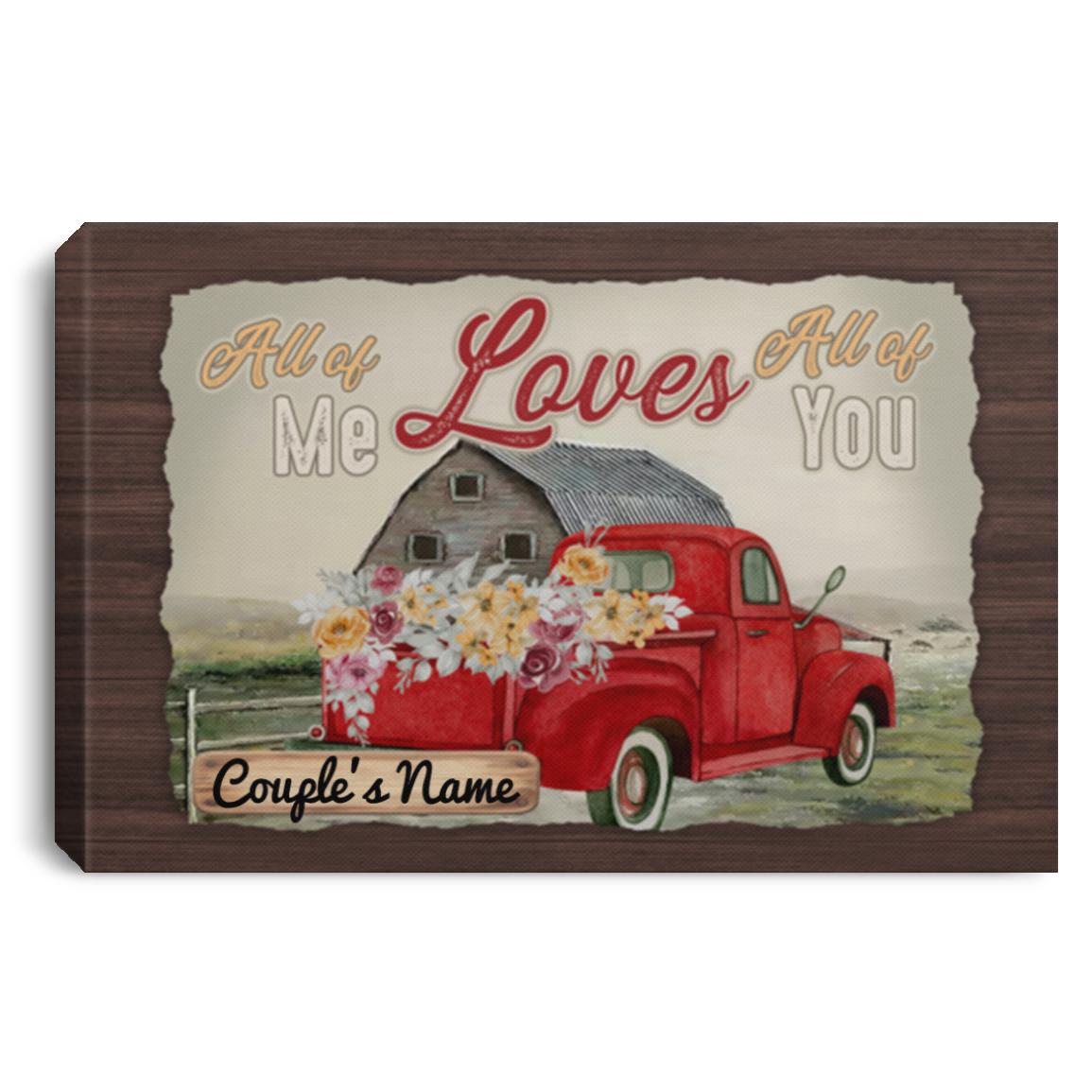 Personalized Canvas, White, 0.75'' Framed Canvas