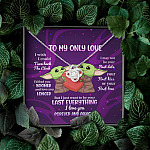 Yoda To My Only Love I Wish I Could Turn Back the Clock I Love You Forever and Always Love Knot Necklace Yoda To My Only Love I Wish I Could Turn Back the Clock I Love You Forever and Always Love Knot Necklace