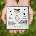 Dear Daughter Happy Graduation We Always Believed In You We Love You Forever Love Necklace