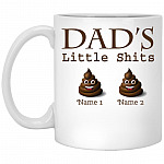 Personalized Shit 2, White, 11 oz. White Mug