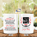 5KNG. Mommy Tummy - sample design 15 OZ White Mug