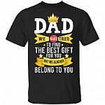 Dad Tshirt, Black, Unisex T-Shirt