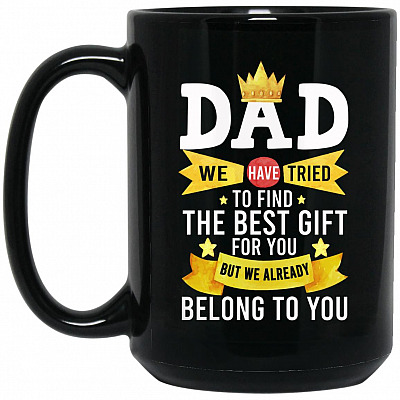 15 oz. Black Mug
