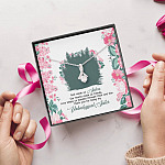 God Made Us Sisters Thank You for Being My Unbiological Sister Alluring Beauty Necklace