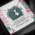 God Made Us Sisters Thank You for Being My Unbiological Sister Alluring Beauty Necklace