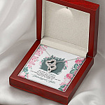 God Made Us Sisters Thank You for Being My Unbiological Sister Double Hearts Pendant Necklace