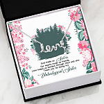 God Made Us Sisters Thank You for Being My Unbiological Sister Scripted Love Pendant Necklace