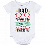 Dad Onesie, White, Baby Onesie - 12 Month