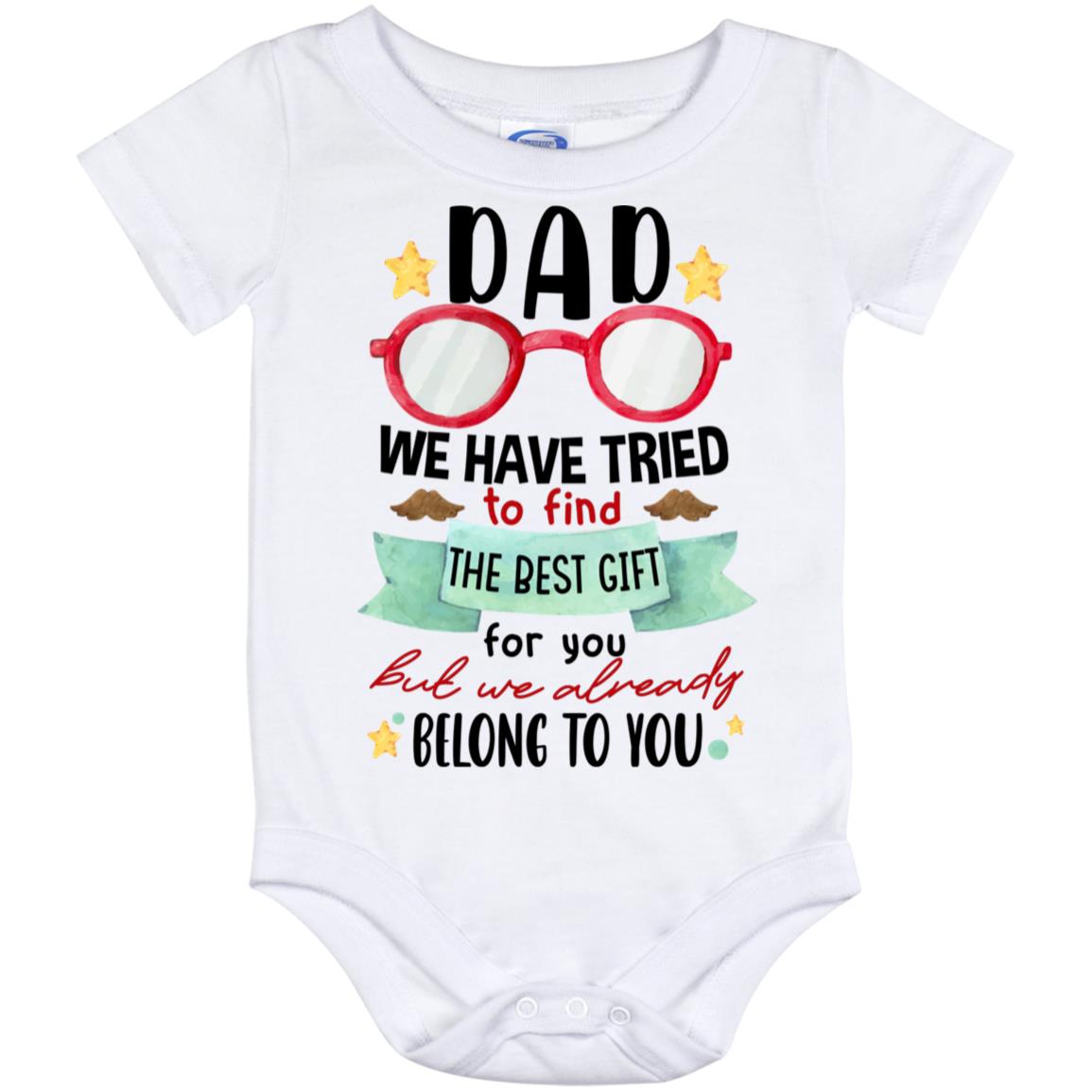 Dad Onesie, White, Baby Onesie - 12 Month