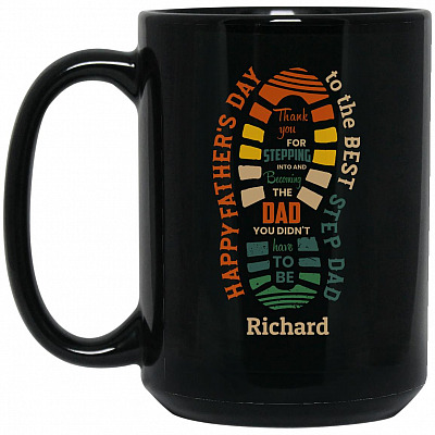 15 oz. Black Mug