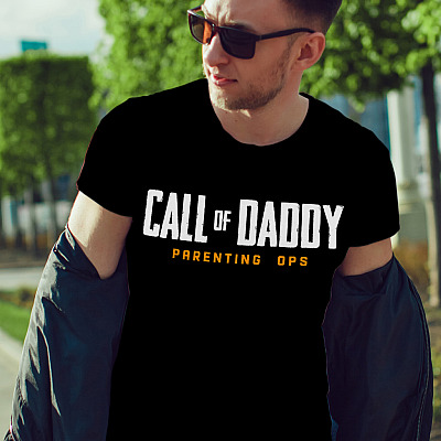 Alternative view of Call of Daddy Parenting Ops Funny Gamer Dad Call Of Duty T-Shirt Father's Day Gift Ideas 2021