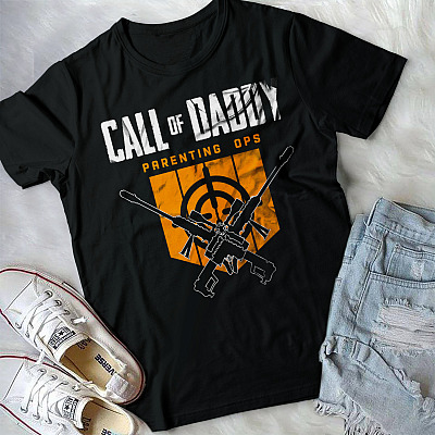 Alternative view of Call of Daddy Parenting Ops Funny Gamer Dad Call Of Duty T-Shirt Father's Day Gift Ideas 2021