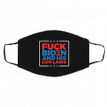 Fck Biden and His Gun Laws mask, Black, Cloth Face Cover – Medium/Large Fck Biden and His Gun Laws mask, Black, Cloth Face Cover – Medium/Large