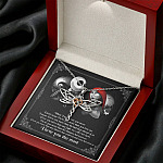 When I Say I Love You More I Love You The Most Jack Sally Dragonfly Necklace
