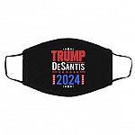 Trump Supporter Gift Mask, Black, Cloth Face Cover – Medium/Large