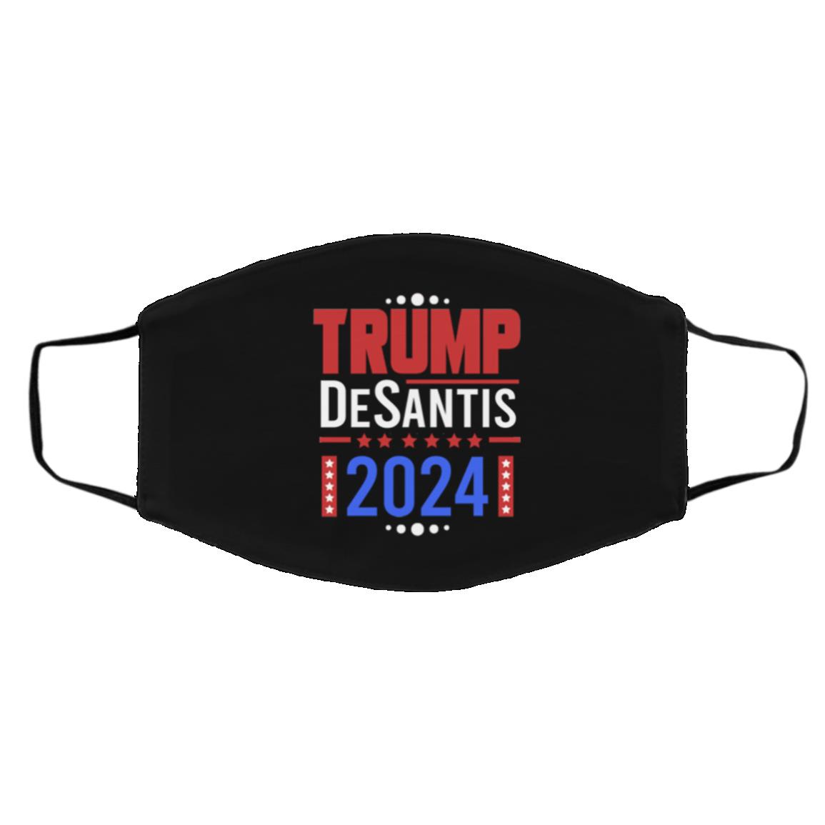 Trump Supporter Gift Mask, Black, Cloth Face Cover – Medium/Large
