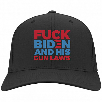 Fck Biden and His Gun Laws, Black, Twill Cap