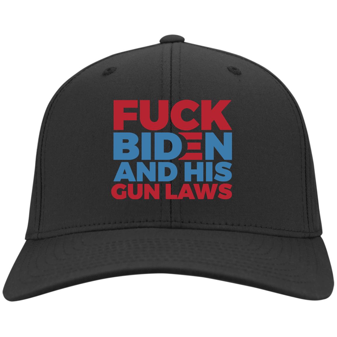 Fck Biden and His Gun Laws, Black, Twill Cap