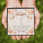 Mom to My Daughter a Mother and A Daughter Always Share a Special Bond Alluring Beauty Necklace