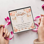 Mom to My Daughter a Mother and A Daughter Always Share a Special Bond Alluring Beauty Necklace