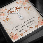 Mom to My Daughter a Mother and A Daughter Always Share a Special Bond Alluring Beauty Necklace