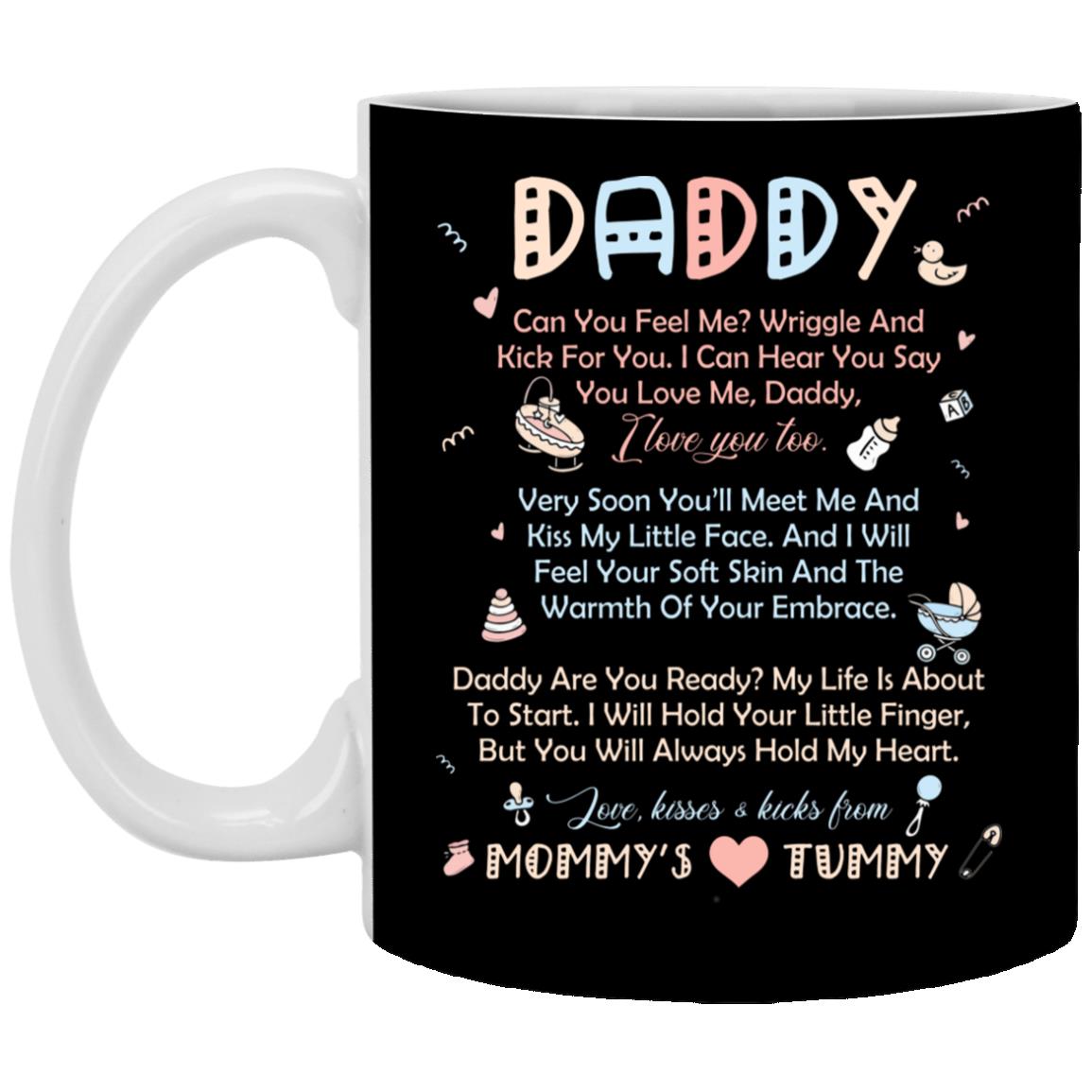 Daddy Can You Mug, Black, 11 oz. White Mug