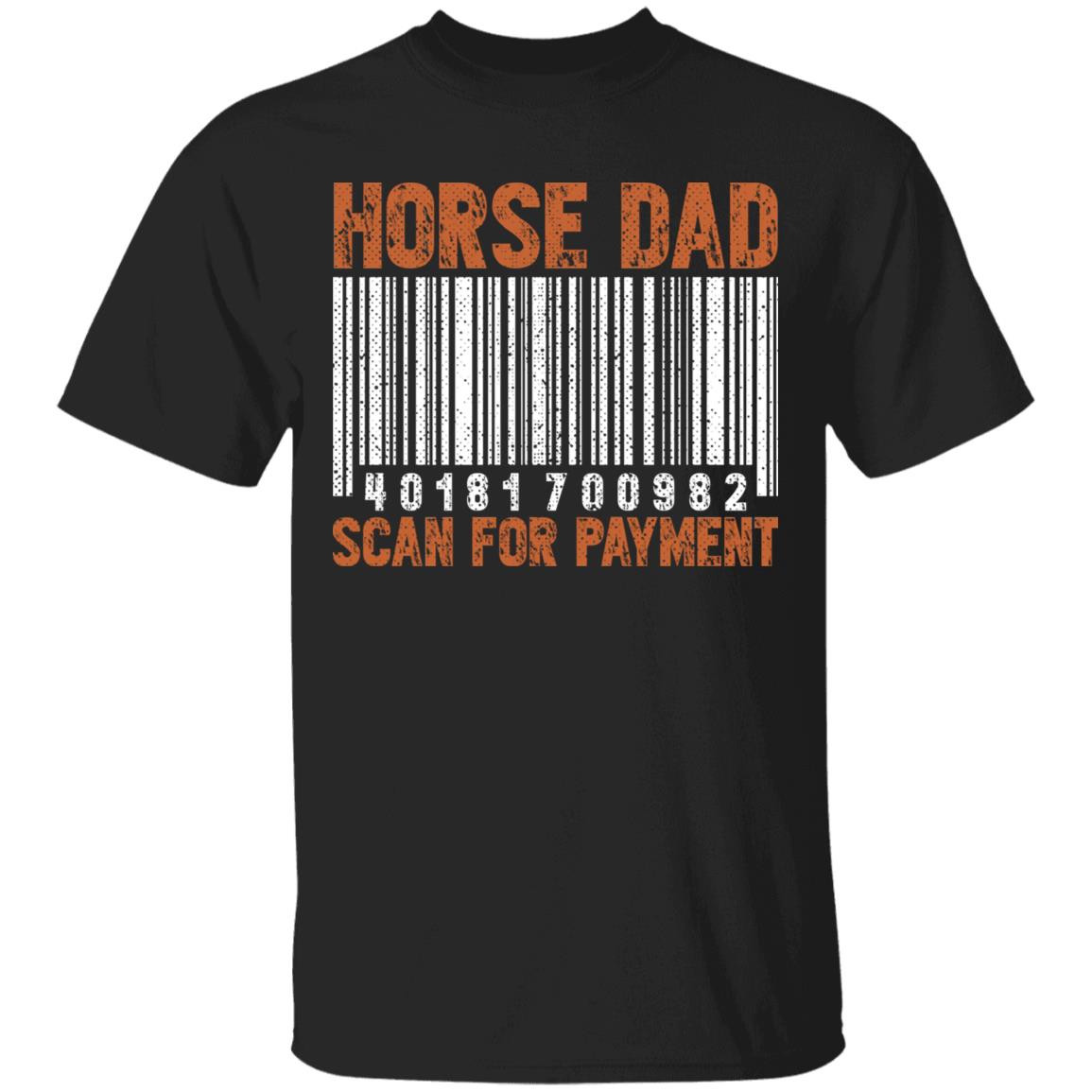 Horse Dad Shirt, Black, Unisex T-Shirt Horse Dad Shirt, Black, Unisex T-Shirt