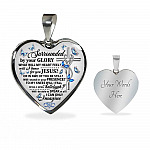 Surrounded By Your Glory What Will My Heart Feel Will I Dance For You Jesus Butterfly Heart Pendant Necklace - Bangle Surrounded By Your Glory What Will My Heart Feel Will I Dance For You Jesus Butterfly Heart Pendant Necklace - Bangle